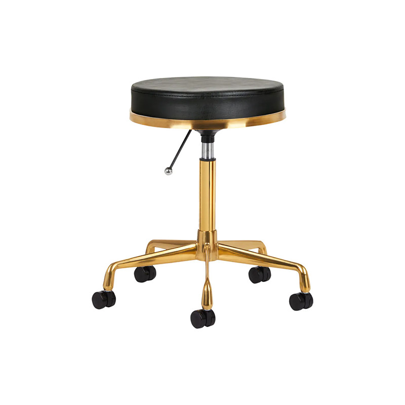 Tabouret Cosmétique H4 Doré et Noir