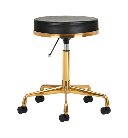 Tabouret Cosmétique H4 Doré et Noir