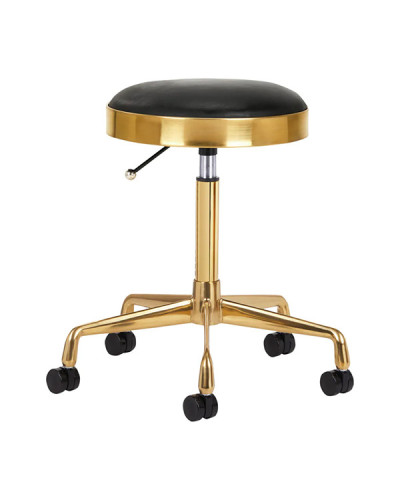 Tabouret Cosmetique H7 Noir et Doré