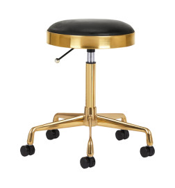 Tabouret Cosmetique H7 Noir et Doré