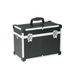 Mallette Vanity Compact Croco Noire