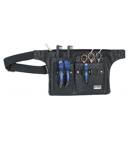 Trousse Belt 3 Cuir Noir (Pour 3 Ciseaux)