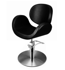 Fauteuil Conscientia Noir Base Ronde