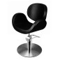 Fauteuil Conscientia Noir Base Ronde Fauteuil Conscientia Noir Base Ronde