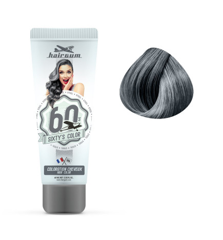 Crème Colorante Sixty's Steel Hairgum 60ml