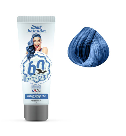 Crème Colorante Sixty's Royal Blue Hairgum 60ml