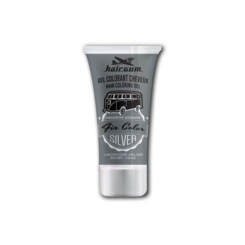 Gel Colorant Fix Color Argent Hairgum 30g