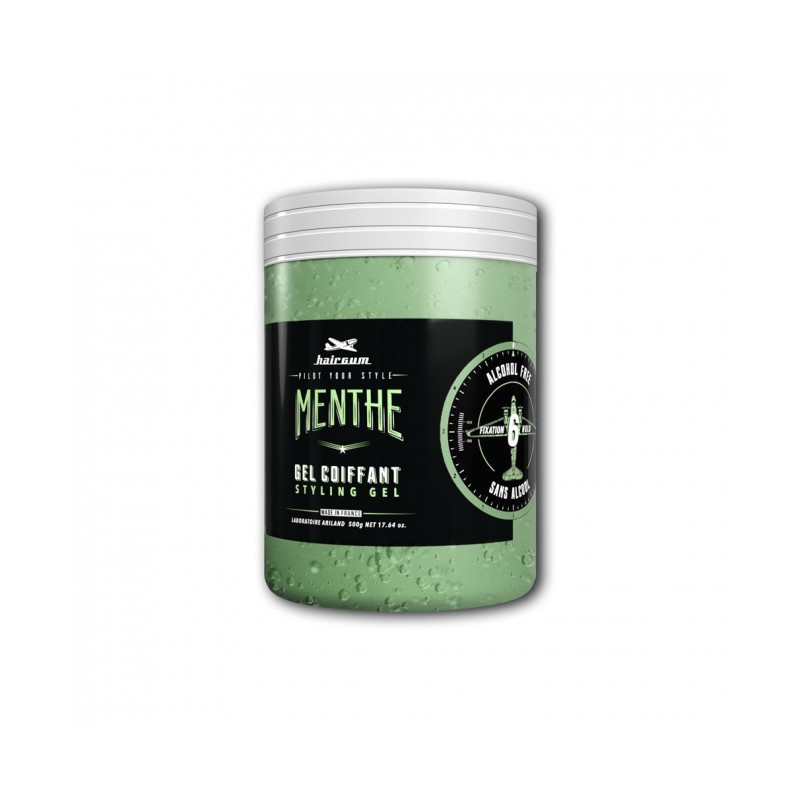 Gel Fixant Fort Menthe Hairgum 500g
