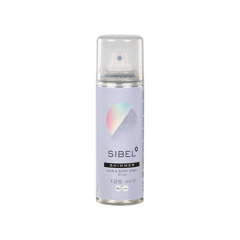 Spray Pailleté Argent Corps et Cheveux Sibel 125ml Spray Pailleté Argent Corps et Cheveux Sibel 125ml