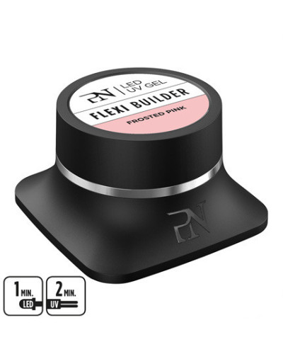 Gel LED UV Frosted PINK Flexi Builder50ml