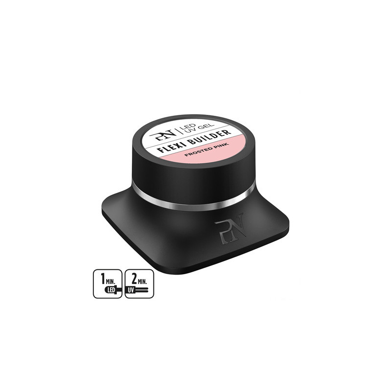 Gel LED UV Frosted PINK Flexi Builder50ml