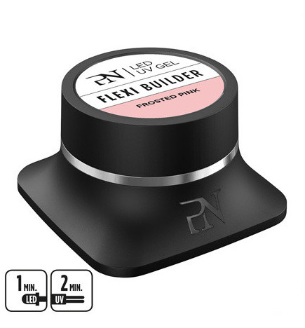 Gel LED UV Frosted PINK Flexi Builder50ml
