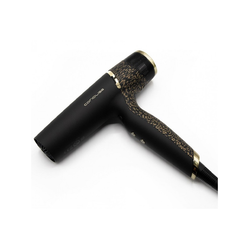 Sèche-Cheveux Whisper Gold Leopard Mat Corioliss Sèche-Cheveux Whisper Gold Leopard Mat Corioliss