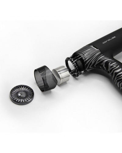 Sèche-Cheveux Whisper Silver Zebra Mat Corioliss