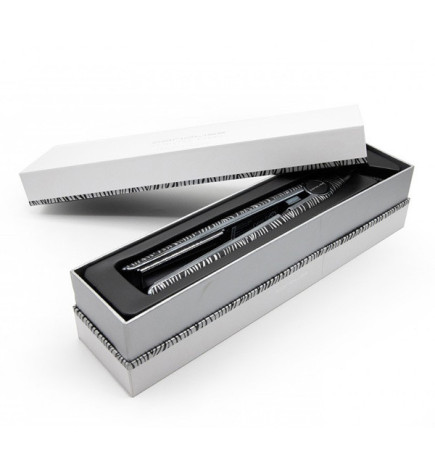 Fer à lisser C1 Silver Zebra Titanium Soft Touch Corioliss