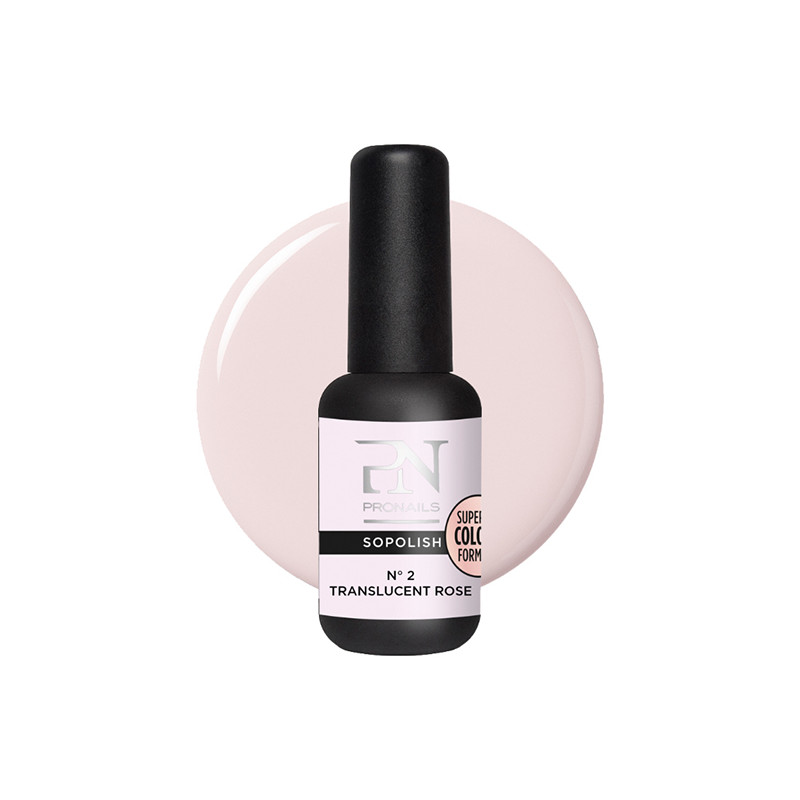 Sopolish N°2 Translucent Rose 8mlPronails Sopolish N°2 Translucent Rose 8mlPronails