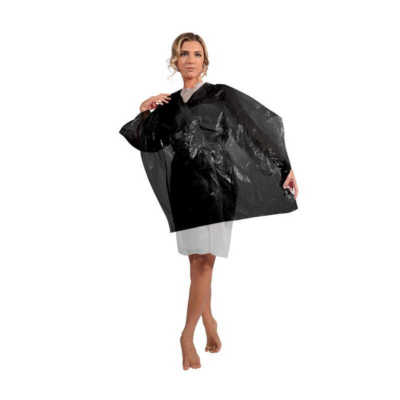 30 Capes Poncho Jetables Noires