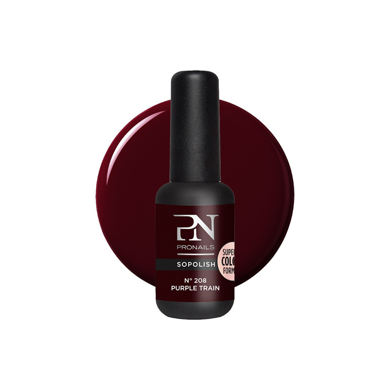 Vernis Semi-Permanent Soplish N?208 Purple Train 8 ml Vernis Semi-Permanent Soplish N?208 Purple Train 8 ml