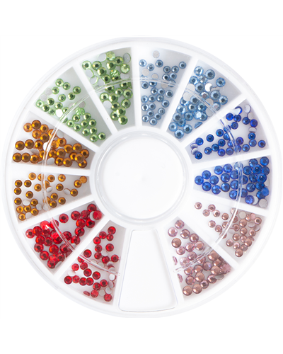 Rainbow Rhinestones 360 pcs