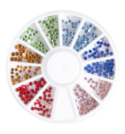 Rainbow Rhinestones 360 pcs