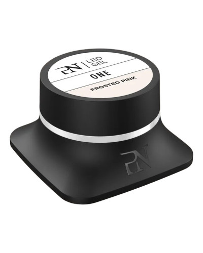 One Frosted Pink LED/UV Gel 15 ml