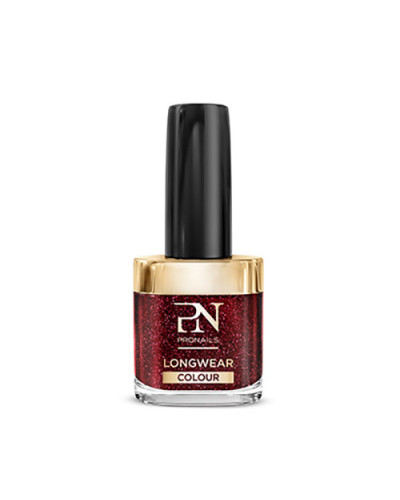 Vernis longue tenue rouge pailleté N°298 Merry Merlot 10ml