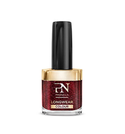 Vernis longue tenue rouge pailleté N°298 Merry Merlot 10ml