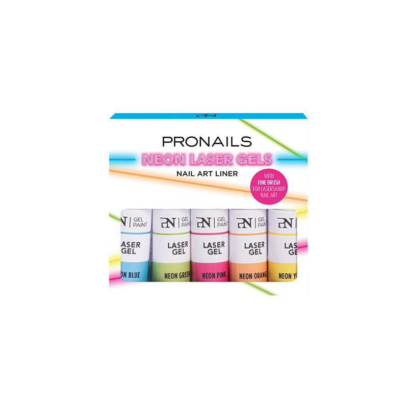 Néon Laser Gel - Liners Nails Art - 5 pcs Néon Laser Gel - Liners Nails Art - 5 pcs