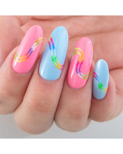 Néon Laser Gel - Liners Nails Art - 5 pcs