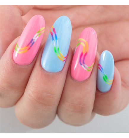 Néon Laser Gel - Liners Nails Art - 5 pcs
