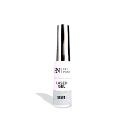 Liner Laser Gel Paint Silver Nail Art ProNails 8ml