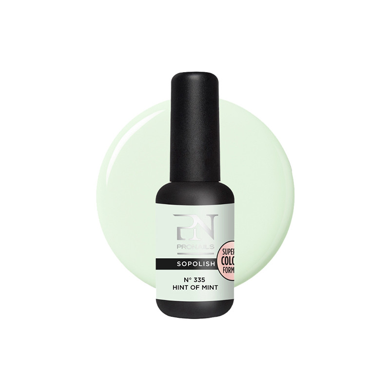 Vernis semi-permanent SOPOLISH N°335 Hint of Mint 8ml Vernis semi-permanent SOPOLISH N°335 Hint of Mint 8ml