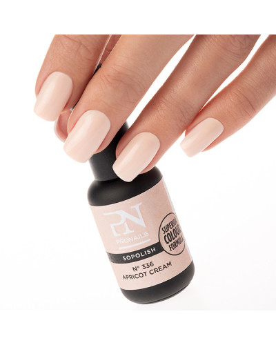 Vernis semi-permanent SOPOLISH N°336 Apricot Cream 8ml