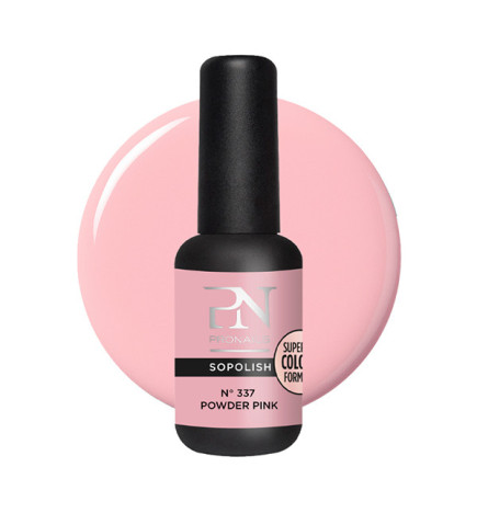 Vernis semi-permanent SOPOLISH N°337 Powder Pink 8ml