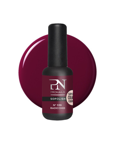 Vernis semi-permanent SOPOLISH N°339 Radicchio 8ml
