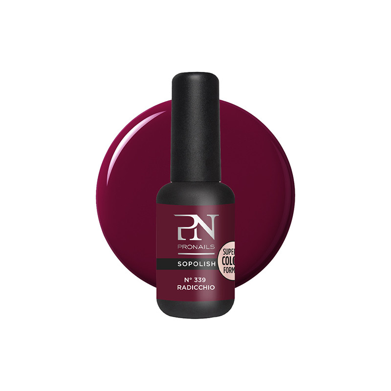 Vernis semi-permanent SOPOLISH N°339 Radicchio 8ml