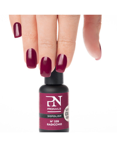 Vernis semi-permanent SOPOLISH N°339 Radicchio 8ml