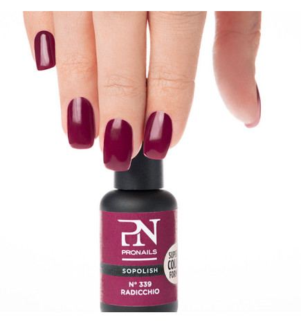 Vernis semi-permanent SOPOLISH N°339 Radicchio 8ml