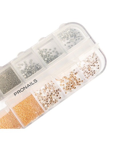 Box Décors Nail Art Diamonds et Perles Pronails
