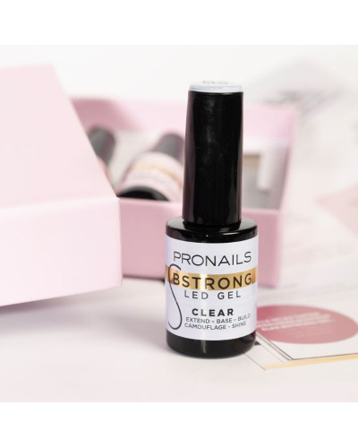 Gel Led Clear BStrong 14ml Pronails