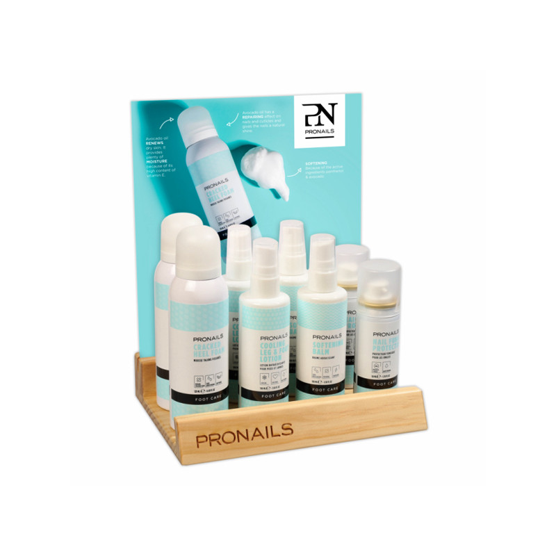 Presentoir Foot Care 18 Pièces et 9 Trousses offertes ProNails