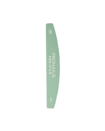 Lime à Ongles Demi-Lune Pro File Halfmoon Grain 100/100 Pronails 6pcs