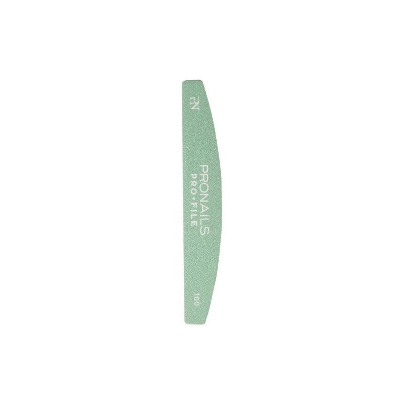 Lime à Ongles Demi-Lune Pro File Halfmoon Grain 100/100 Pronails 6pcs Lime à Ongles Demi-Lune Pro File Halfmoon Grain 100/100 Pronails 6pcs