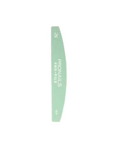 Lime à Ongles Demi-Lune Pro File Halfmoon Grain 150/150 Pronails 6pcs