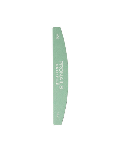 Lime à Ongles Demi-Lune Pro File Halfmoon Grain 180/180 Pronails 6pcs