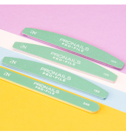 Lime à Ongles Droite Pro File Straight Grain 180/240 Pronails 6pcs