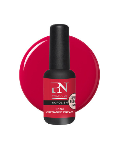 Vernis semi-permanent Sopolish N°361 Grenadine Dream ProNails 8ml