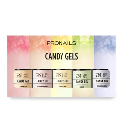 Gels de Couleur Coffret Candy Gels ProNails 5x8ml
