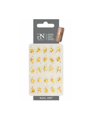 Stickers Feuilles Dorée