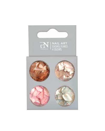 PN DECOR SEASHELL FLAKES - 4 COLOURS